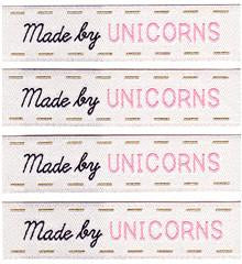 Made by Unicorns Woven Labels by Sublime Stitching