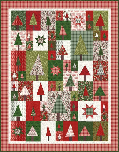 Amy smart pine hollow patchwork forest quilt paattern