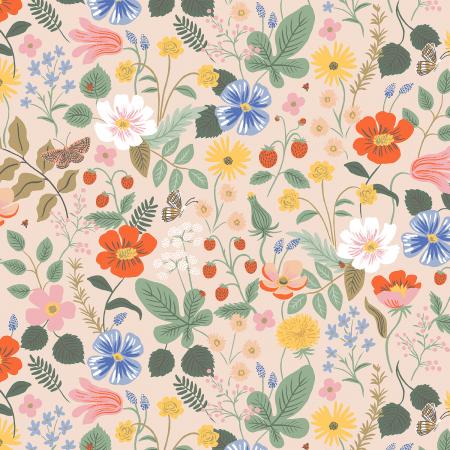 Strawberry Fields - Strawberry Fields by Cotton and Steel - blush