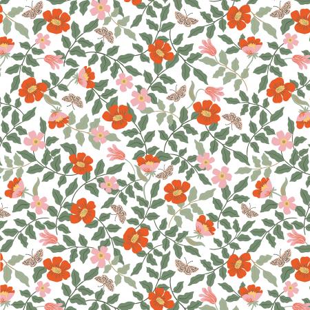 Strawberry Fields - Primrose by Cotton and Steel - Ivory