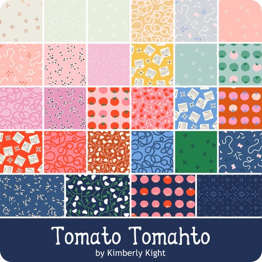 Tomato Tomahto Kimberly Kight Ruby Star Society Moda Fabrics quilting cotton charm pack pre-order 5